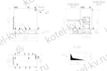Котел на дровах КВД 0.4 чертеж